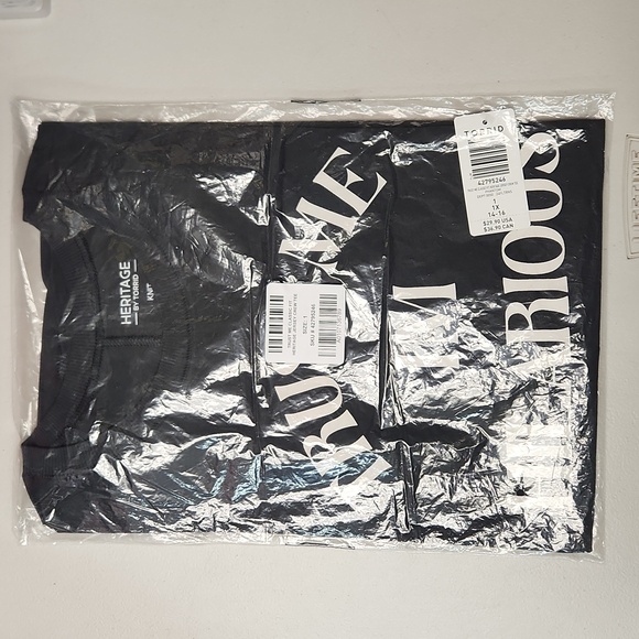 ❤️NWT VINTAGE TORRID TEE "I'M HILARIOUS" SOFT COTTON CREW NECK GRAPHIC TOP PLUS - Picture 4 of 11